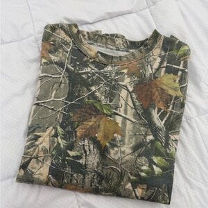 PacSun Green Camouflage Tee